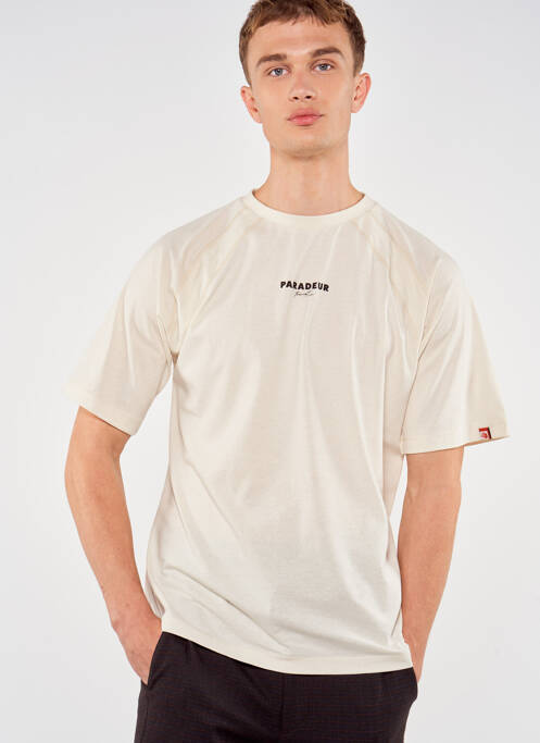 Tricou bej TOURIST LEMC bărbat