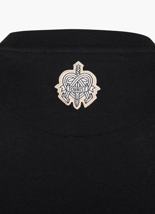 Tricou negru TOURIST LEMC bărbat