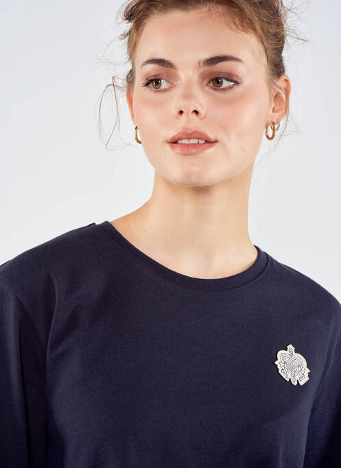 Tricou albastru TOURIST LEMC femeie