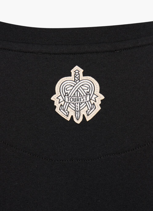 Tricou negru TOURIST LEMC femeie