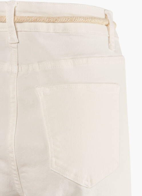 Pantalon trei sferturi alb ZABAIONE femeie