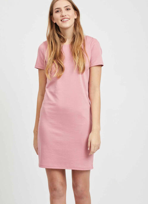 Rochie scurtă roz VILA femeie