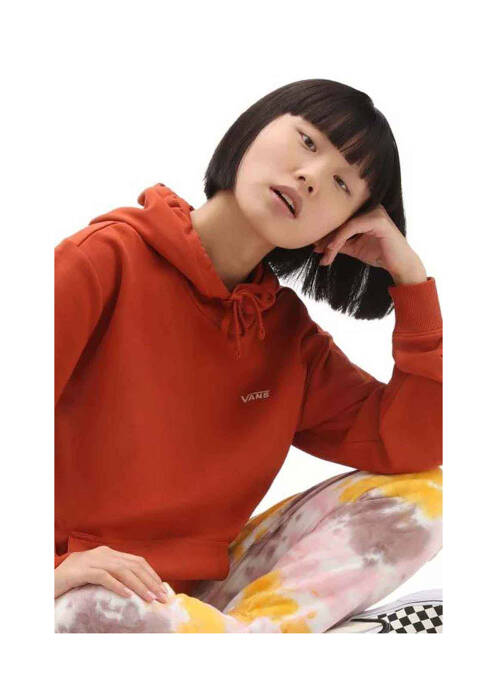 Hanorac cu glugă maro VANS femeie