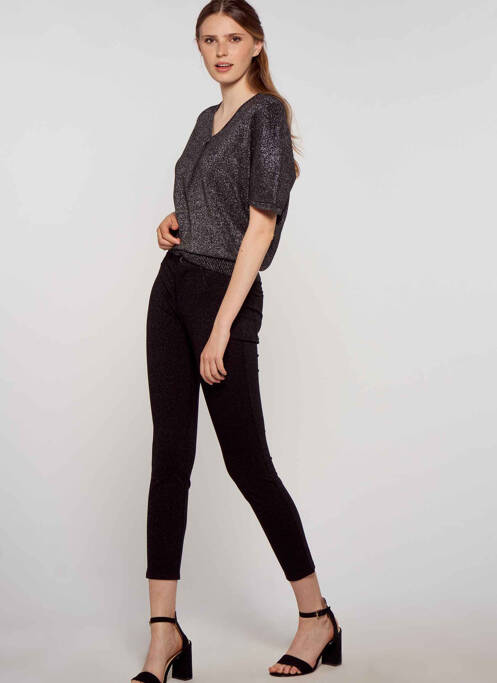 Pantalon trei sferturi negru GUESS femeie