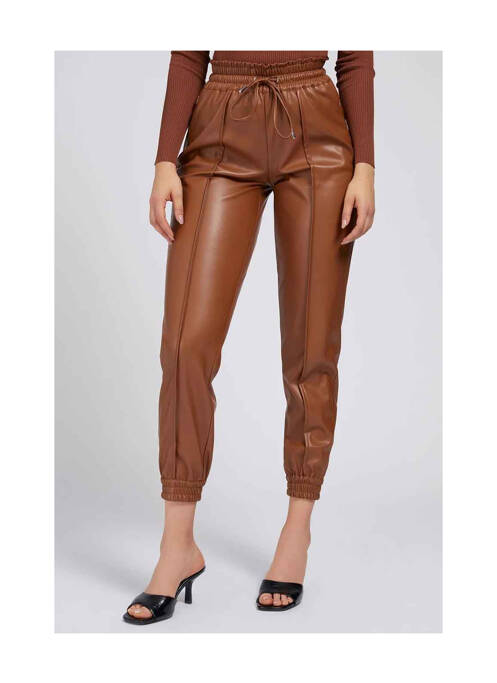 Pantalon 7/8 maro GUESS femeie