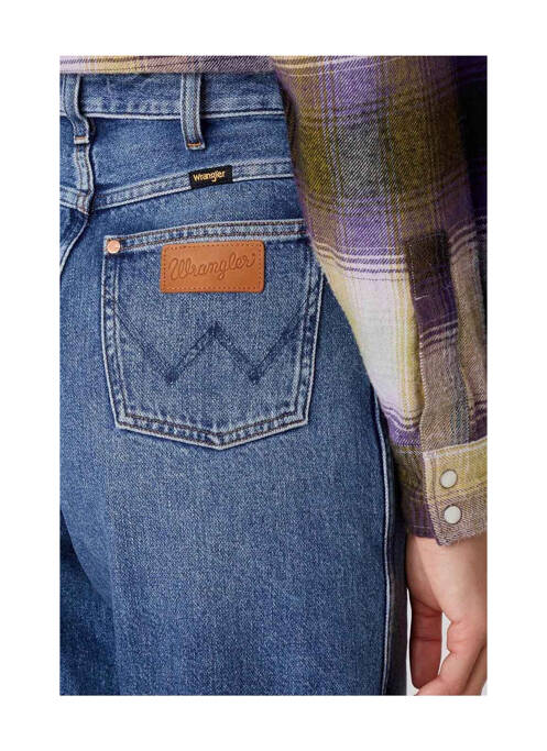 Blugi cu croială dreaptă albastru WRANGLER femeie
