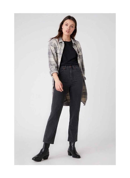 Blugi cu croială dreaptă gri WRANGLER femeie