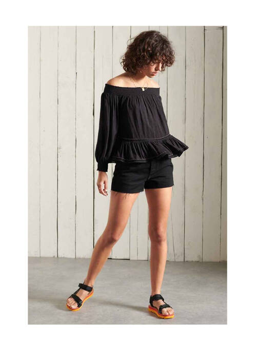 Tricou negru SUPERDRY femeie