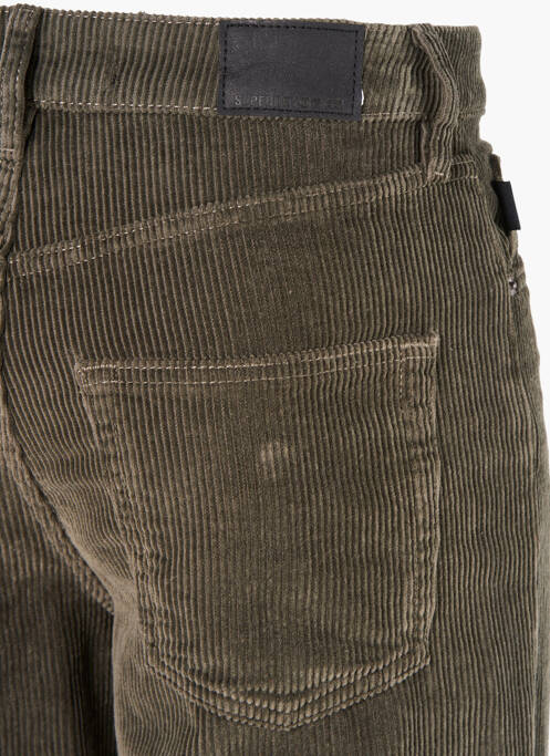 Pantalon drept verde SUPERDRY femeie