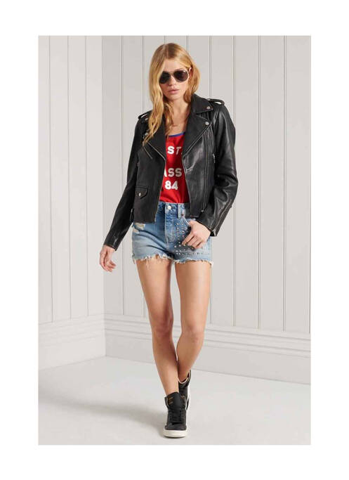 Șort alb SUPERDRY femeie