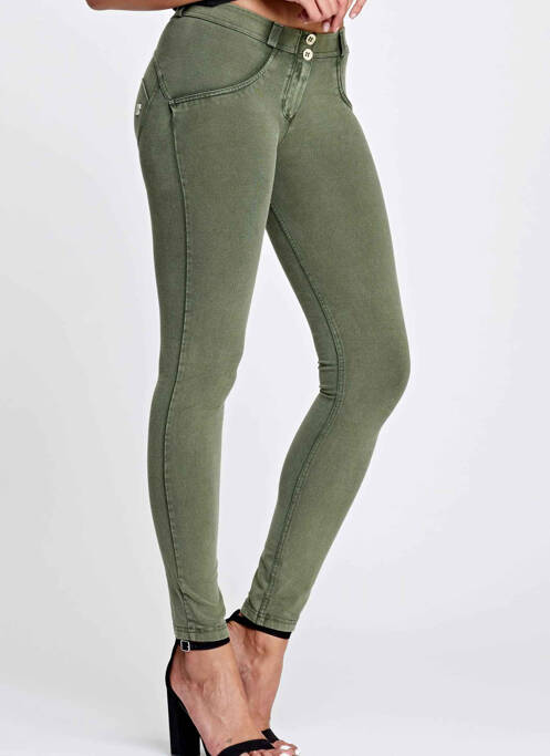 Blugi skinny verde FREDDY femeie