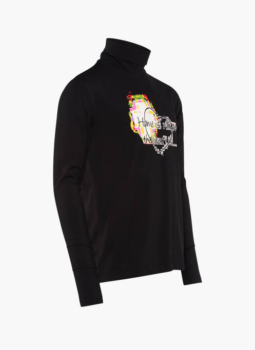 Pulover cu guler înalt negru YOUNG DESIGNERS bărbat