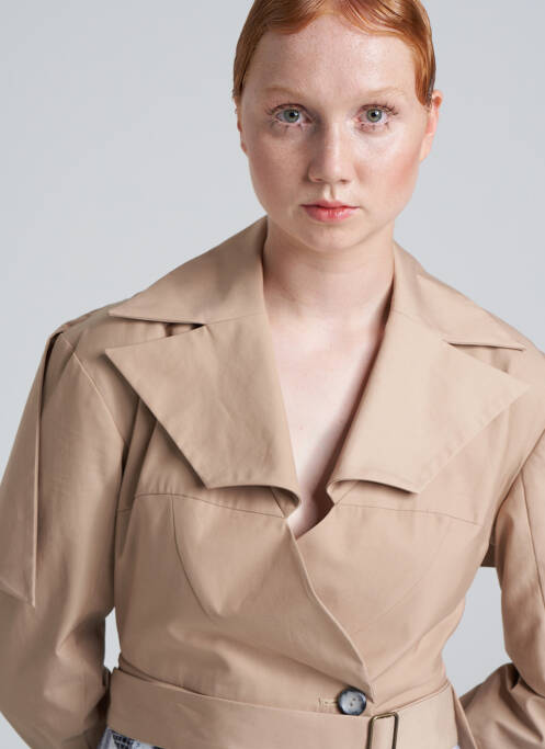 Rochie lungă maro YOUNG DESIGNERS femeie