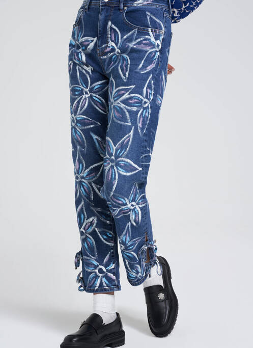 Blugi croială Mom albastru YOUNG DESIGNERS femeie