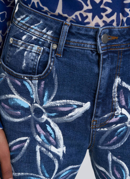 Blugi croială Mom albastru YOUNG DESIGNERS femeie