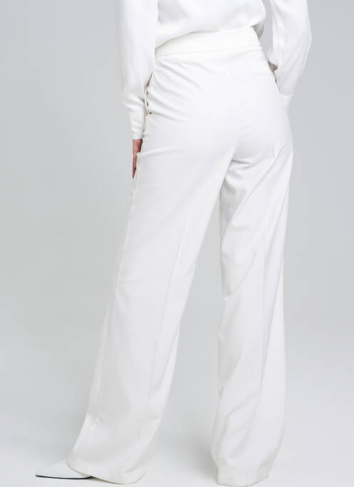 Pantalon drept alb YOUNG DESIGNERS femeie