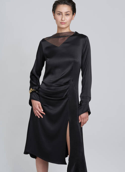 Rochie lungă negru YOUNG DESIGNERS femeie