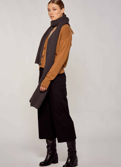 Eșarfă gri YUGEN femeie