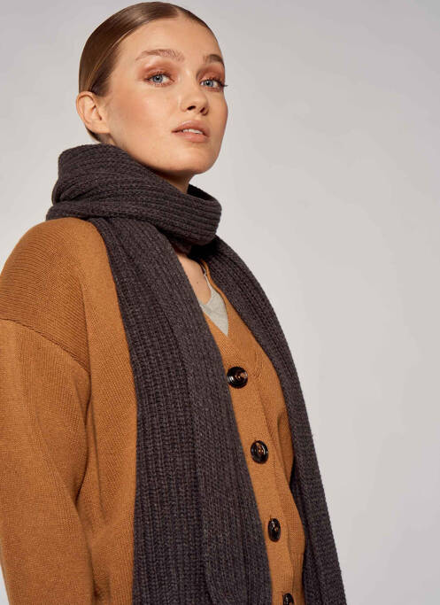 Eșarfă gri YUGEN femeie