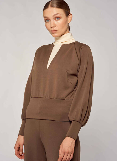 Cămașă maro YUGEN femeie