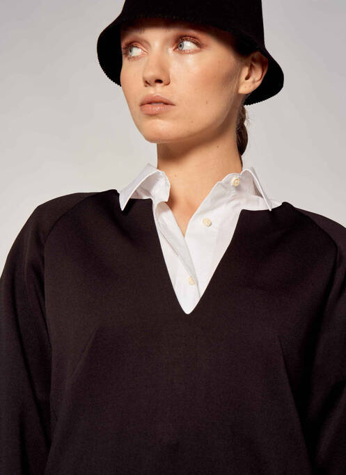 Rochie lungă negru YUGEN femeie