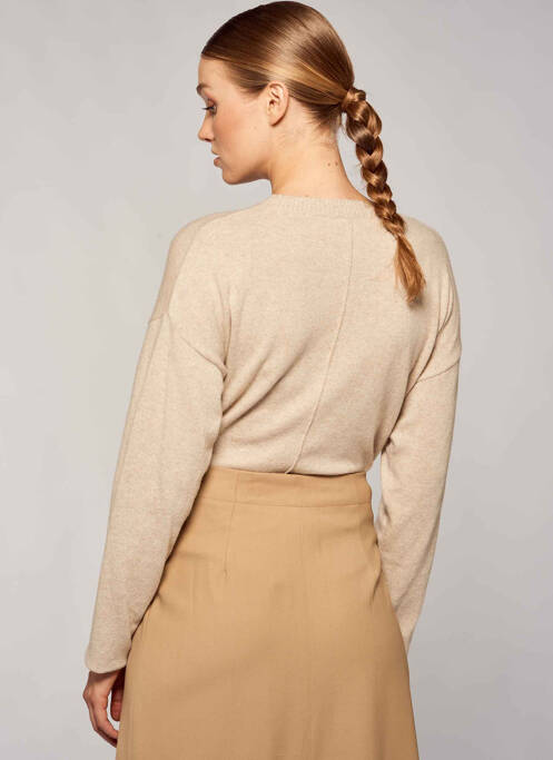 Pulover bej YUGEN femeie