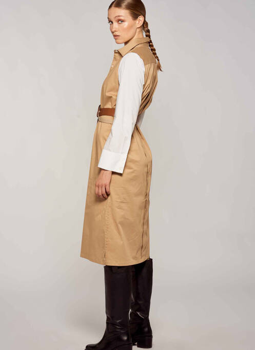 Rochie lungă bej YUGEN femeie