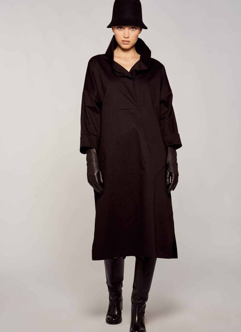 Rochie lungă negru YUGEN femeie