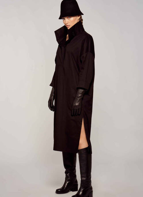 Rochie lungă negru YUGEN femeie