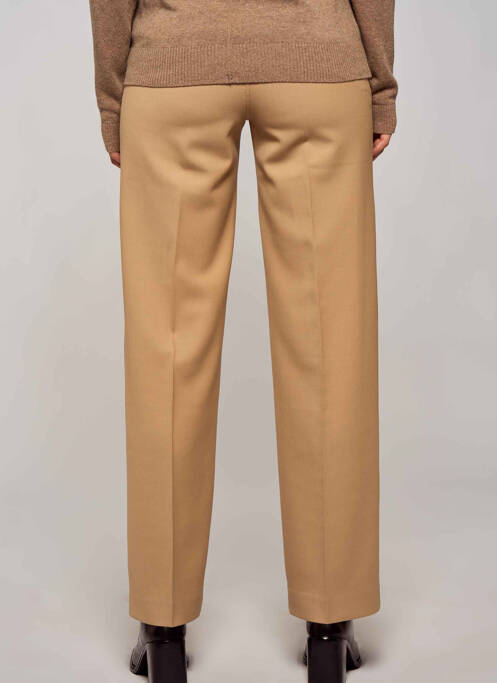 Pantalon larg bej YUGEN femeie