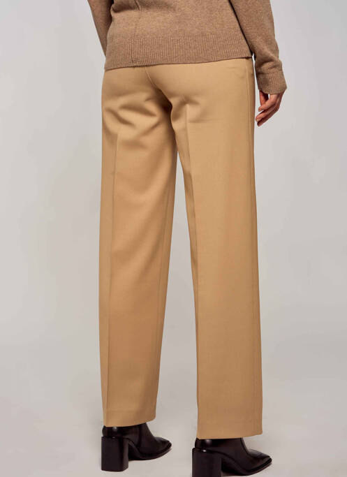 Pantalon larg bej YUGEN femeie