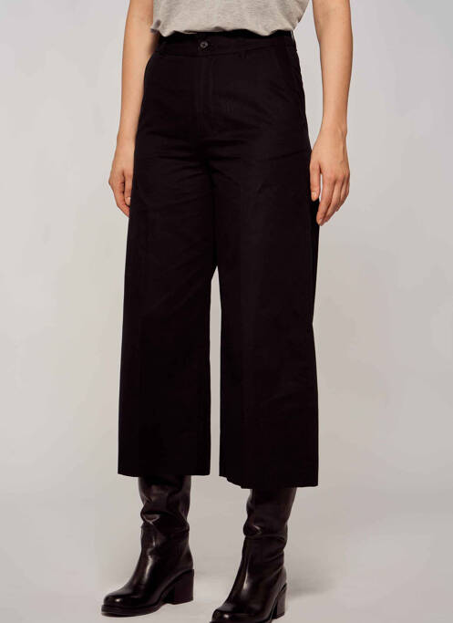 Pantalon 7/8 negru YUGEN femeie