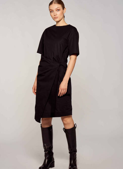 Rochie lungă negru YUGEN femeie