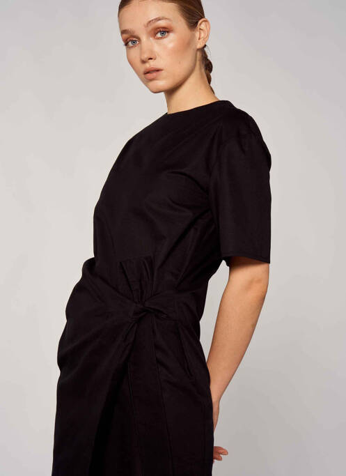 Rochie lungă negru YUGEN femeie