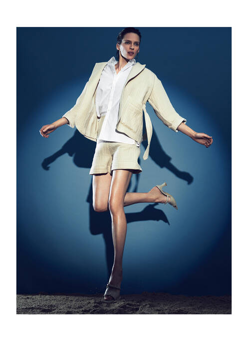 Șort bej YUGEN femeie