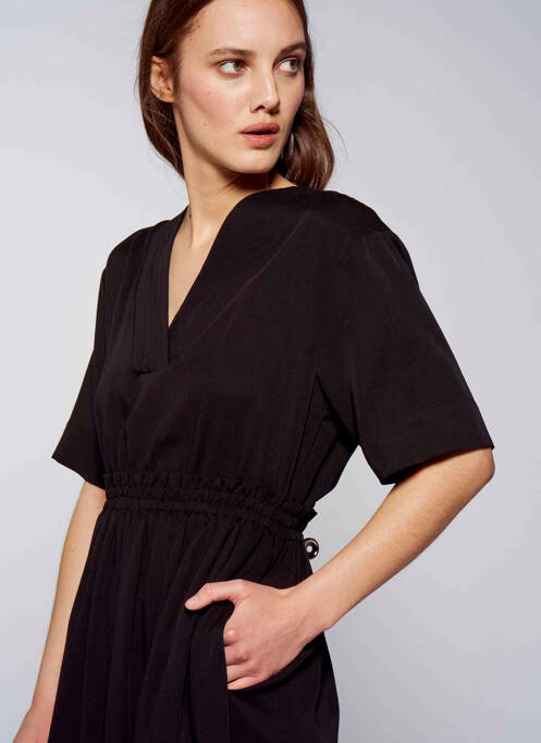 Rochie lungă negru YUGEN femeie