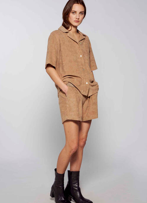 Cămașă maro YUGEN femeie