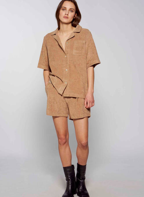 Șort maro YUGEN femeie