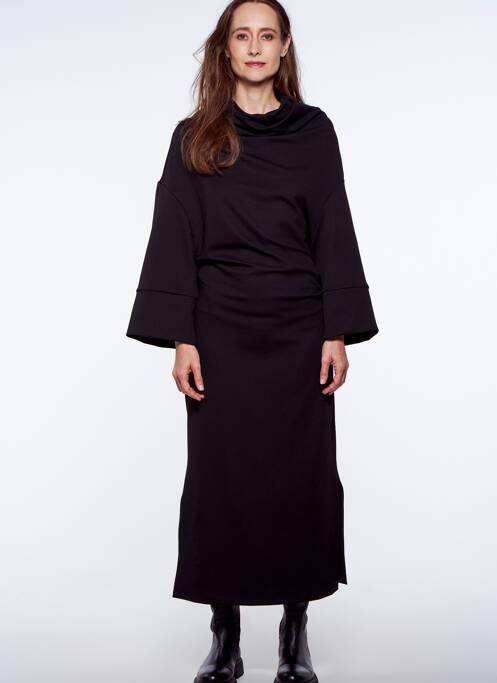 Rochie lungă negru YUGEN femeie