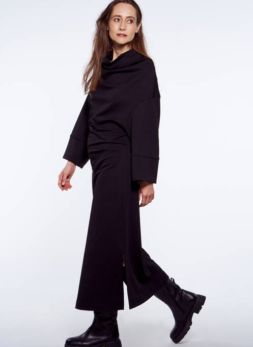 Rochie lungă negru YUGEN femeie