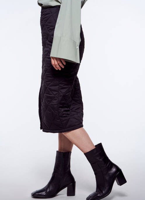 Fustă midi negru YUGEN femeie