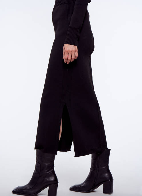 Fustă midi negru YUGEN femeie