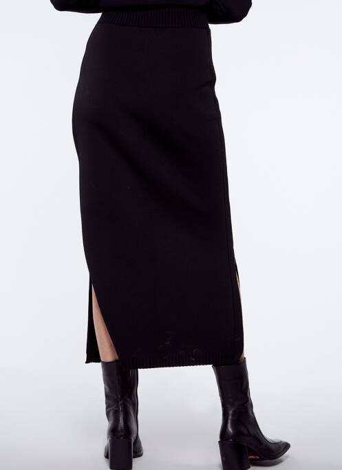 Fustă midi negru YUGEN femeie