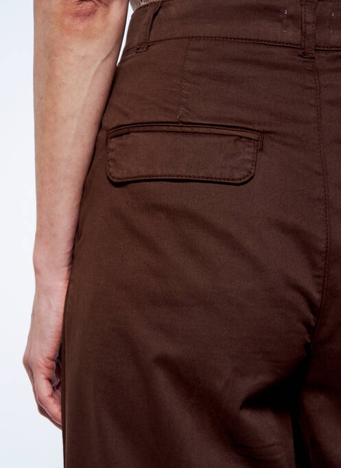 Pantalon drept maro YUGEN femeie