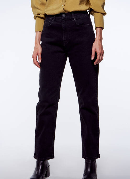 Blugi cu croială dreaptă negru YUGEN femeie