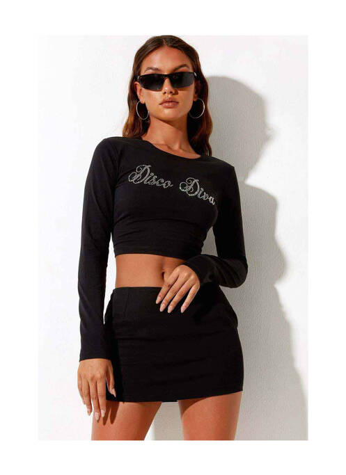 Tricou negru MOTEL femeie