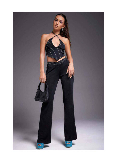 Pantalon evazat negru MOTEL femeie