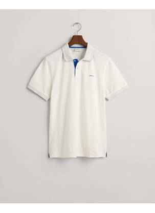 Polo alb GANT homme
