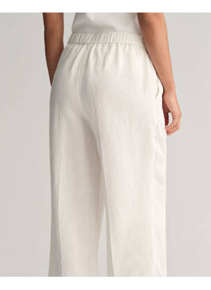 Pantalon alb GANT femme