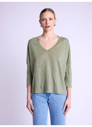 Tricou kaki BERENICE femme